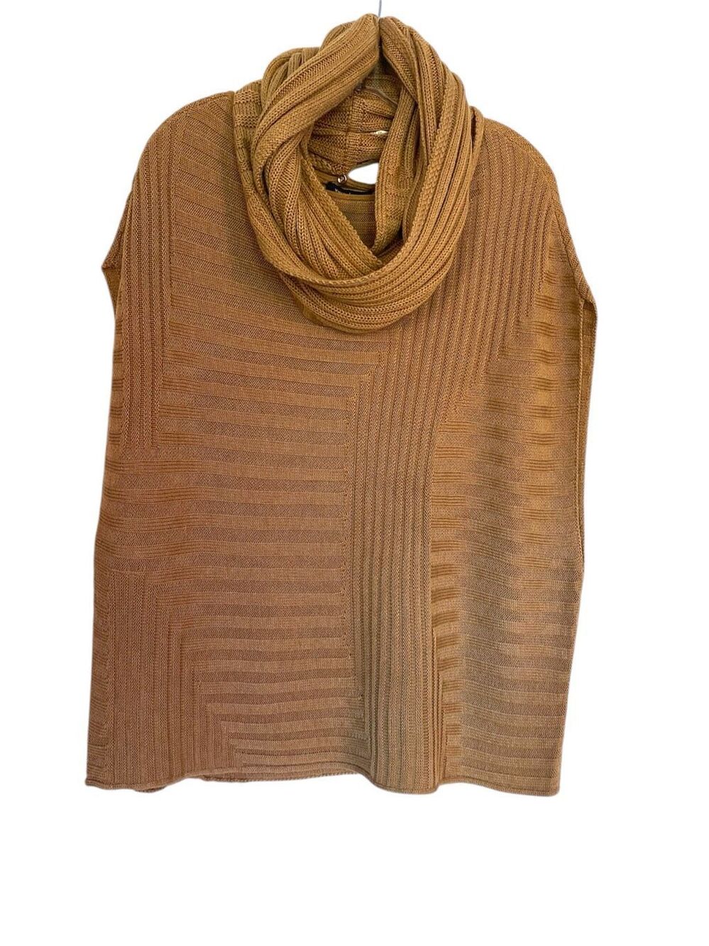 NWT White House Black Market Sleeveless Sweater with Detachable Infinity Scarf S